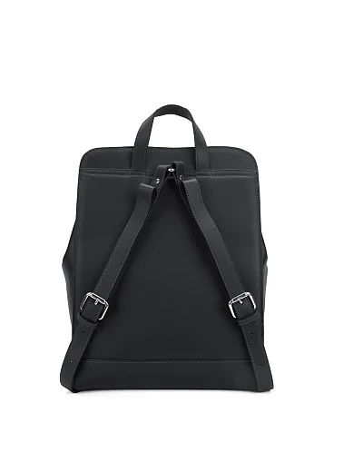 Жіночий рюкзак шкіряний чорний(731-1) - фото 4 - Miraton