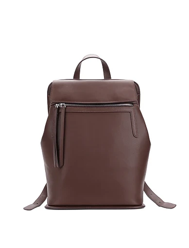 Жіночий рюкзак шкіряний коричневий(731-2) - фото 1 - Miraton