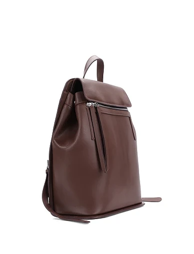 Жіночий рюкзак шкіряний коричневий(731-2) - фото 3 - Miraton