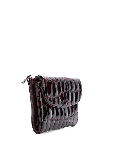 Гаманець на магніті шкіряний коричневий(9017) - фото 2 - Miraton