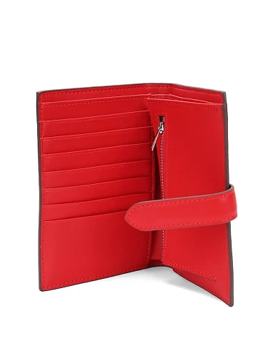 Кошелек кожаный черный - фото 4 - Miraton