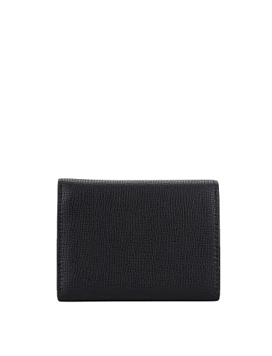 Кошелек кожаный черный - фото 3 - Miraton