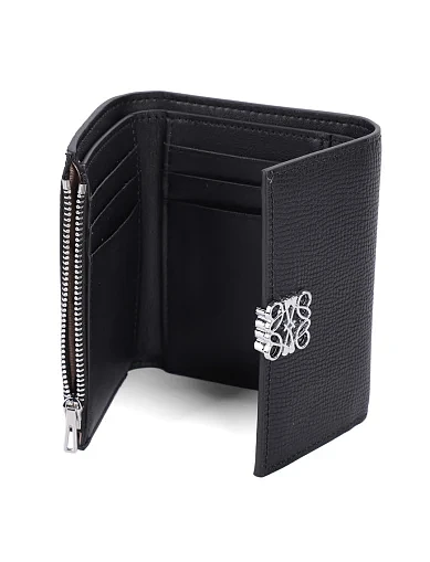 Кошелек кожаный черный - фото 4 - Miraton