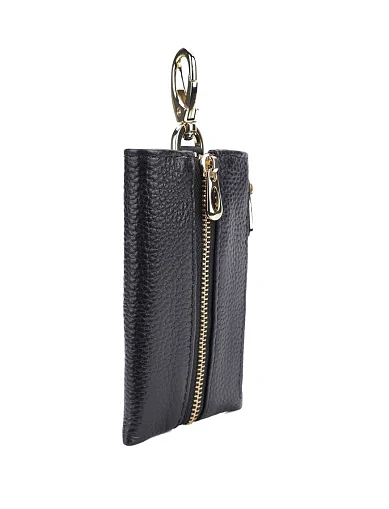 Ключниці шкіряні чорні(196-1) - фото 2 - Miraton