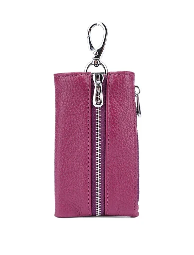 Ключниці шкіряні рожеві(196-2) - фото 1 - Miraton