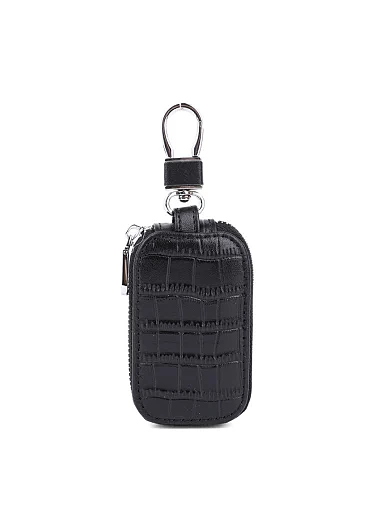 Ключниці шкіряні чорні(191-1) - фото 1 - Miraton