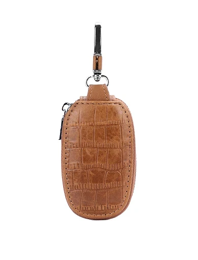 Ключниці шкіряні коричневі(296) - фото 3 - Miraton