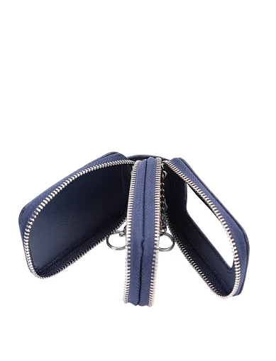 Ключниці шкіряні сині(234-3) - фото 4 - Miraton