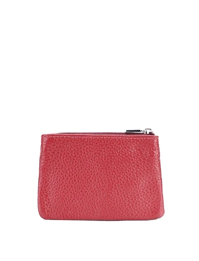 Монетниця шкіряна бордова(438-2) - фото 3 - Miraton