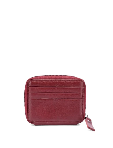 Монетниця шкіряна бордова(320-2) - фото 3 - Miraton