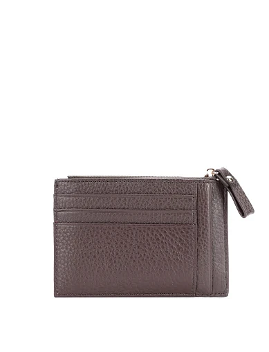 Визитница кожаная коричневая - фото 3 - Miraton