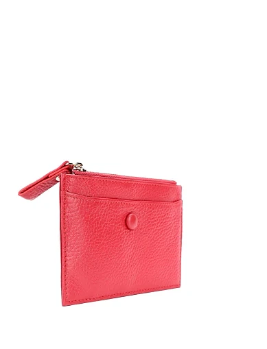 Визитница кожаная красная - фото 2 - Miraton