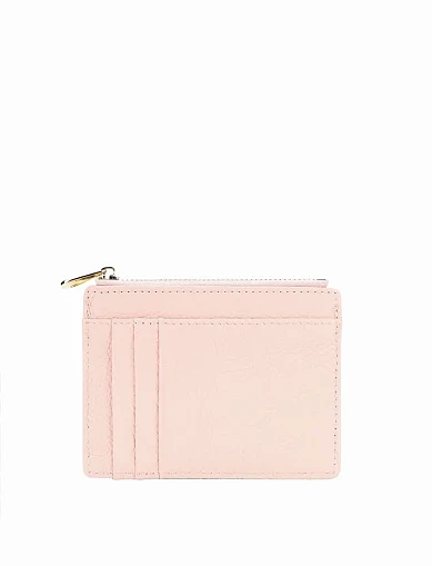 Визитница кожаная бежевая - фото 1 - Miraton