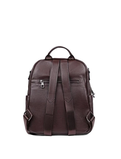Жіночий рюкзак шкіряний коричневий(1269) - фото 3 - Miraton
