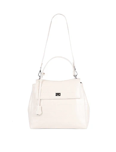 Женская сумка-рюкзак MIRATON кожаная белая - фото 8 - Miraton