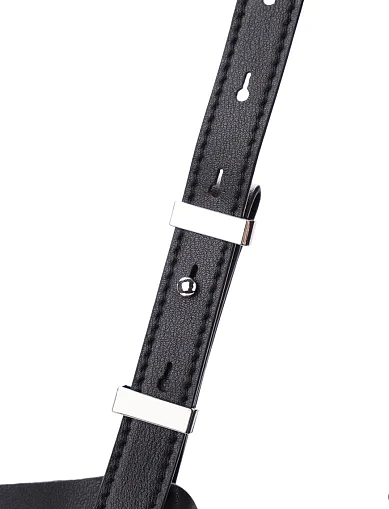 Жіноча сумка шоппер шкіряна чорна(7718-1) - фото 5 - Miraton