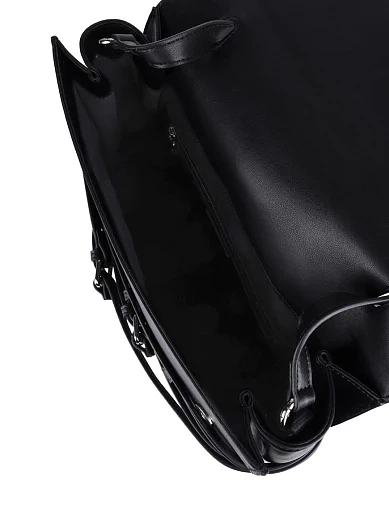 Женская сумка тоут MIRATON кожаная черная - фото 5 - Miraton