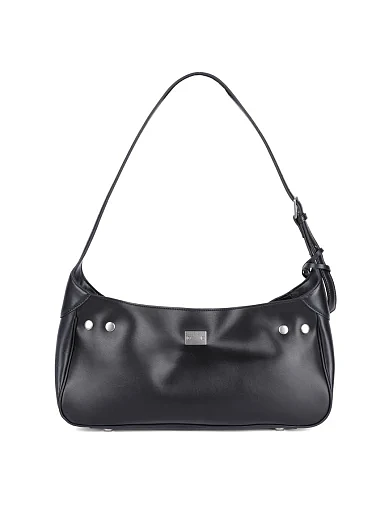 Жіноча сумка через плече MIRATON шкіряна чорна(0178-1) - фото 4 - Miraton