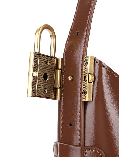 Женская сумка тоут кожаная коричневая - фото 4 - Miraton