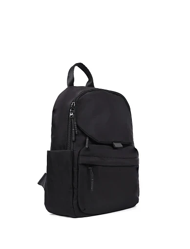 Жіночий рюкзак тканинний чорний(8619-1) - фото 2 - Miraton
