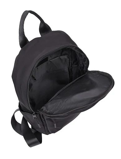 Жіночий рюкзак тканинний чорний(8619-1) - фото 5 - Miraton