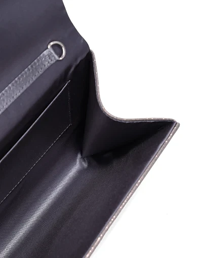 Женская сумка с камнями серая - фото 5 - Miraton