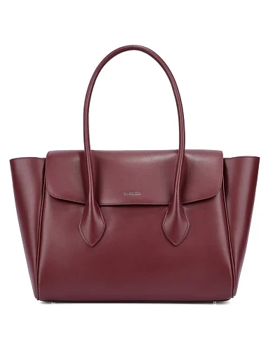 Жіноча сумка шкіряна бордова(LB-25414) - фото 2 - Miraton