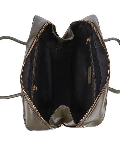 Жіноча сумка тоут шкіряна зелена(87117-2) - фото 6 - Miraton