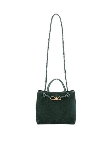 Жіноча сумка шкіряна зелена(8880-2) - фото 6 - Miraton