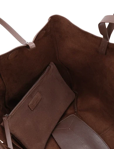 Жіноча сумка тоут замшева бежева(98012-2 FW25-26) - фото 6 - Miraton