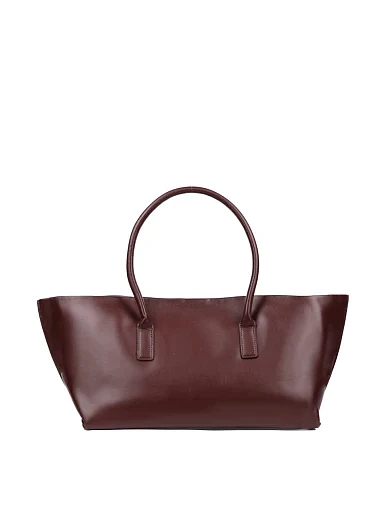 Женская сумка кожаная коричневая - фото 2 - Miraton