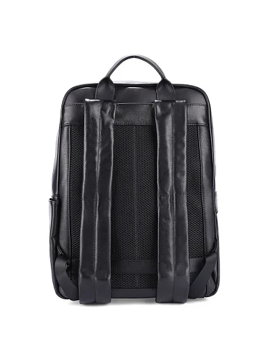 Чоловічий рюкзак шкіряний чорний (111/9709) - фото 2 - Miraton