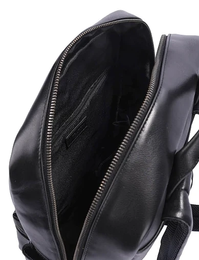 Чоловічий рюкзак шкіряний чорний (111/9709) - фото 4 - Miraton