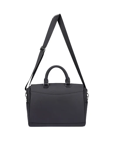 Мужской портфель кожаный черный - фото 6 - Miraton