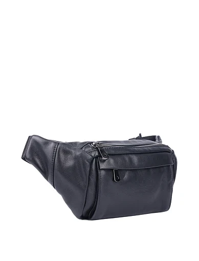 Мужская сумка кожаная черная - фото 2 - Miraton