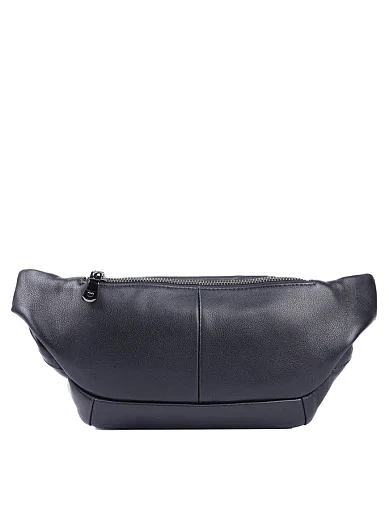 Мужская сумка кожаная черная - фото 3 - Miraton