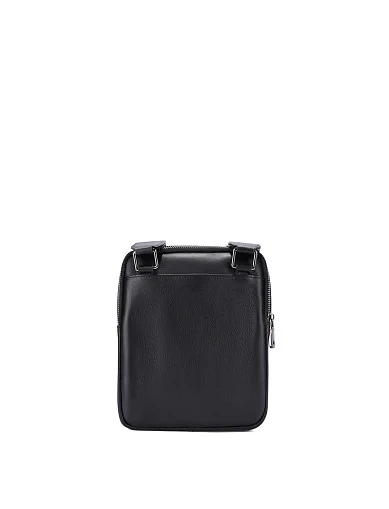 Чоловіча сумка крос-боді шкіряна чорна (YD6063) - фото 3 - Miraton