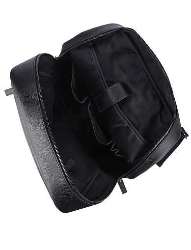 Чоловіча сумка шкіряна чорна (CEZA07145M) - фото 5 - Miraton