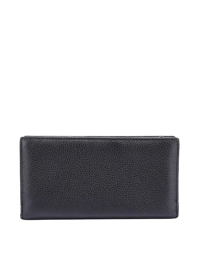 Гаманець на магніті шкіряний чорний (162-16) - фото 3 - Miraton