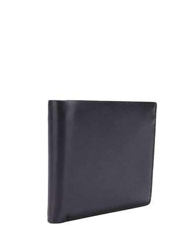 Гаманець на магніті шкіряний чорний (A238-3) - фото 2 - Miraton