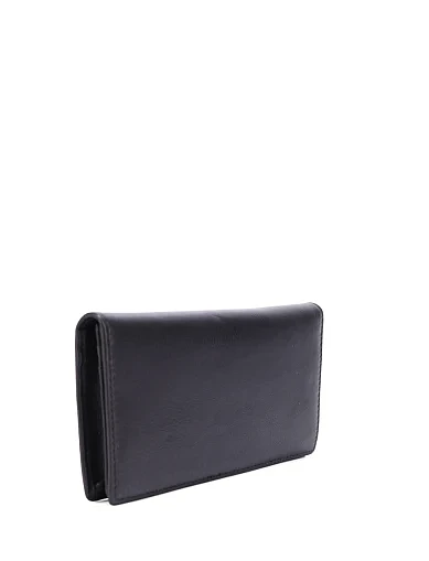 Гаманець на магніті шкіряний чорний (A898-1) - фото 2 - Miraton