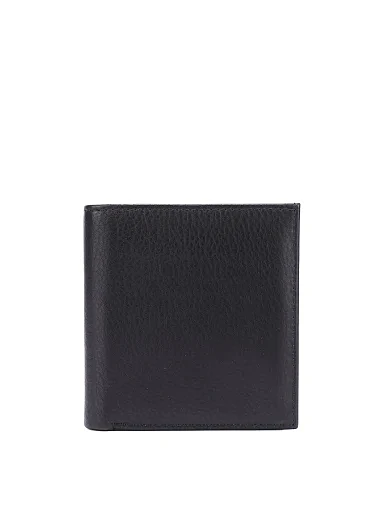 Гаманець на магніті шкіряний чорний (A898-2) - фото 1 - Miraton