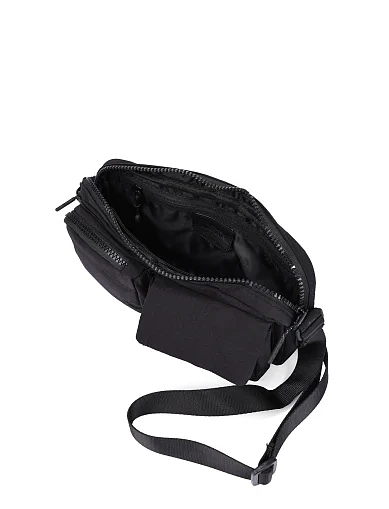 Чоловіча сумка тканинна чорна (M067-1) - фото 6 - Miraton