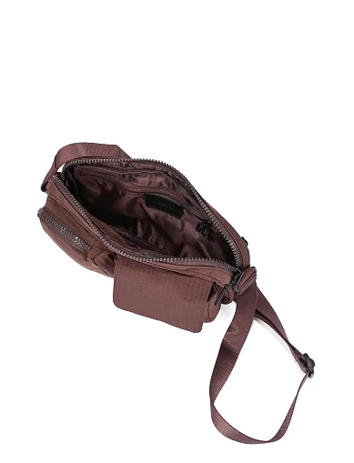 Чоловіча сумка тканинна коричнева (M067-2) - фото 6 - Miraton