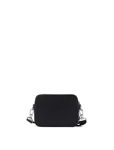 Чоловіча сумка крос-боді шкіряна чорна (6740-1) - фото 3 - Miraton