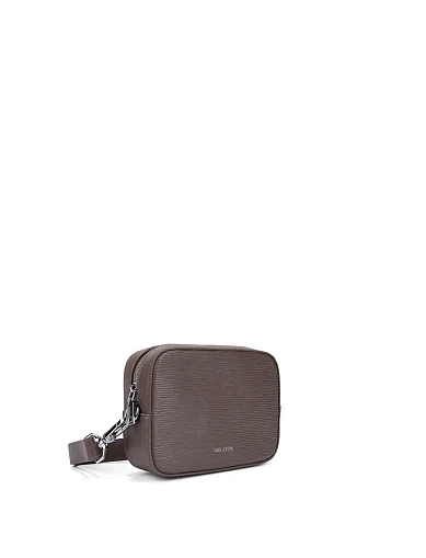 Чоловіча сумка крос-боді шкіряна бежева (7155-2) - фото 2 - Miraton