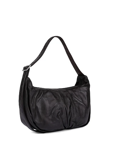 Женская сумка кожаная коричневая - фото 3 - Miraton