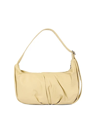 Женская сумка кожаная желтая - фото 4 - Miraton