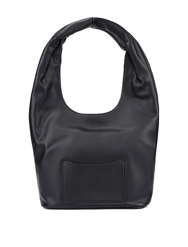 Женская сумка кожаная черная - фото 3 - Miraton