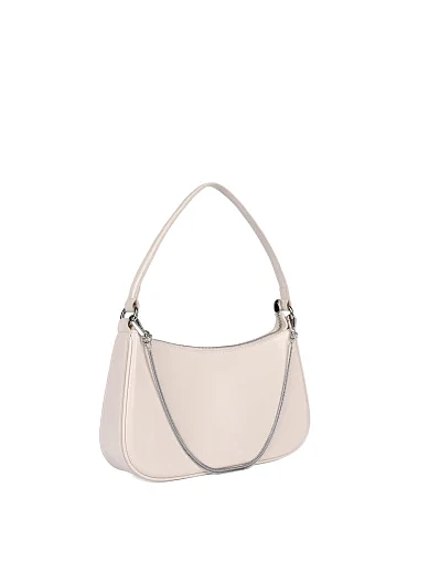 Жіноча сумка шкіряна біла - фото 3 - Miraton